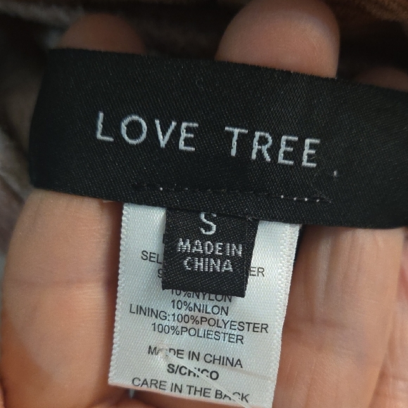 Love Tree Corduroy Utility Jacket . Reversible - Picture 2 of 5